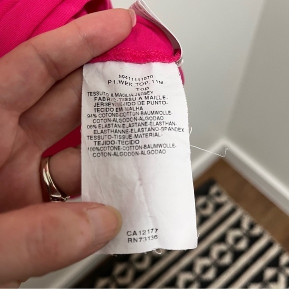 MAXMARA WEEKEND Pink Mini Dress Butterfly Design Size L - Picture 7 of 11